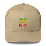 Dream, Live, Enjoy Trucker Cap